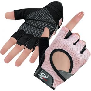 BEAST RAGE Gants d'halt&eacute;rophilie pour Hommes et Femmes,Gants de Gymnastique pour Crossfit,Respirants,antid&eacute;rapants,Paume rembourr&eacute;e en Silicone,Gants d'entra&icirc;nement pour l'halt&eacute;rophilie (Rose, XL) (SAWANS, neuf)