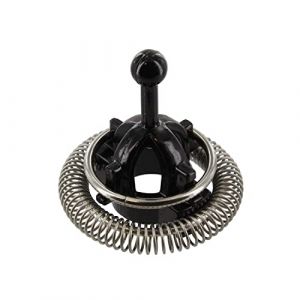 Nespresso MS-623523 Aeroccino U XN2601, Expert XN6018, Prodigo & Milk XN411 Mousseur &agrave; Lait pour Machine &agrave; Expresso, Acier alli&eacute;, Noir, Argent (PakTrade, neuf)