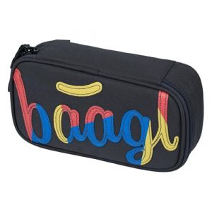 Baagl Trousse à crayons pour fille - Trousse pour papeterie - Trousse à crayons - Trousse pour garçon, Skate Logo Mix, Trousse à crayons (PRESCO GROUP A.S., neuf)