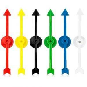 24 Pi&egrave;ces Jeu de Spinners en Plastique de Fl&egrave;che, Spinner, Jeu de Banc de Spinner en Plastique Remplacement pour l'&eacute;cole de f&ecirc;te &agrave; Domicile en Classe (candy27seven, neuf)