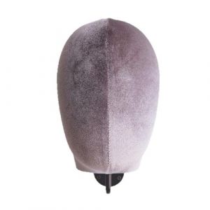 Support de pr&eacute;sentation de perruques en fer robuste pour salon de coiffure, rangement &agrave; la maison, support de t&ecirc;te de mannequin r&eacute;glable avec base (YANdesmoa, neuf)