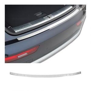Protection Seuil de Pare-Chocs arri&egrave;re - Compatible avec Audi Q5 2016-2022 - Couverture de Seuil de Coffre - Bande Seuil de Chargement - Style &eacute;l&eacute;gant - en Acier INOX Chrom&eacute; Bross&eacute; (omacfrance, neuf)