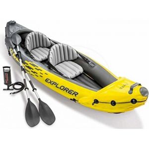 - Kayak Explorer K2 68307 NP Canoë gonflable 2 places en PVC avec accessoires (Gobbo, neuf)