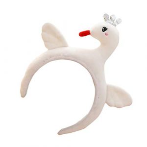Serre-tête en forme de cygne en peluche pour adulte (THEA Store, neuf)