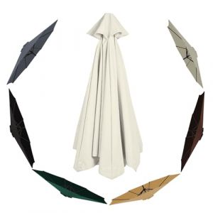 Générique Auvent De Rechange pour Parasol De Terrasse 4.0m Toile De Rechange pour Parasol D'extérieur De 8 Baleines (donghuidamai, neuf)