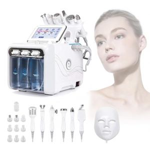 7 en 1 Faciale Hydro&eacute;lectrique Machine Professionnel,de Soins de La Peau de Hydrofaciaire Microdermabrasion Exfoliante Petit Appareil De Bulles &eacute;liminer Les Rides Dermabrasion (AMYUI--HAOYUN, neuf)