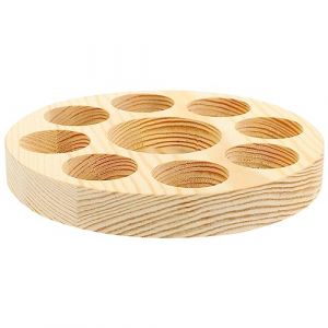 VALICLUD Support D'huile Essentielle Organiseur Taille Ronde 13,6 Cm Rangement Bouteilles Huile Essentielle Usage Domestique Plateau Rond (Cedongh, neuf)