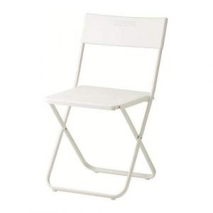 IKEA FEJAN Chaise d'ext&eacute;rieur pliable Blanc (Global Dream ⭐⭐⭐⭐⭐RETOURS SANS FRAIS, neuf)
