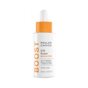 Paula's Choice C15 Vitamine C Super BOOSTER - Anti-Âge Sérum avec 15% Vitamine C - Estompe les Taches Brunes pour une Peau Terne - avec Acide Férulique - Tous Types de Peaux - 20 ml (Paula's Choice Europe, neuf)