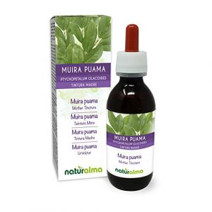 Muira puama (Ptychopetalum olacoides) écorce Teinture Mère sans alcool Naturalma - Extrait liquide gouttes 120 ml - Complément alimentaire - Végétalien ou végan (NATURALMA, neuf)