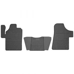 M MOTOS Tapis de Sol Caoutchouc pour Mercedes Vito II 2003-2014 Améliorez Votre Confort de Voyage avec Le Tapis Noir antidérapant Auto ET- Tapis Voiture Tous Temps pour Voiture, Protection Contre Les (MOTOS EU, neuf)