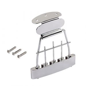 Shiwaki Cordier Trapèze 4 Cordes Chromé Pour Archtop (praskueu, neuf)