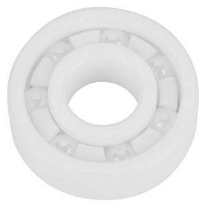 1 pièces plein roulement à billes en céramique zircone roulement à billes à gorge profonde de haute précision roulements ZrO2 stables pour système avec grande différence de température 10x26x8mm (Lanxued, neuf)