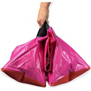 Callieway Premium Dog Agility Lot de 2 sacs de sable de soutien avec système antidérapant pour tunnel d'agilité de 60 cm de diamètre (sans tunnel) (fuchsia) (Yorrxshire United GmbH, neuf)