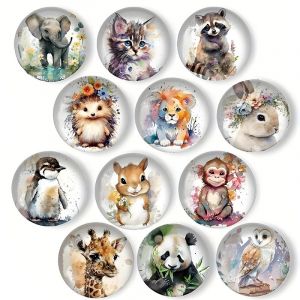 Fokroin Lot de 12 aimants pour r&eacute;frig&eacute;rateur, Aimants D&eacute;coratifs, Magnet Frigo Enfant, 3D Magnet Frigo pour armoires de Bureau, Tableaux Blancs et Photos Aimants d&eacute;coratifs pour la Maison (Rich Like Sea Shop, neuf)