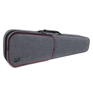 PURE GEWA étui pour violon en gris avec sangles de sac à dos et poignée de transport 1/4 (Geigenbau Tobias Pöhling, neuf)