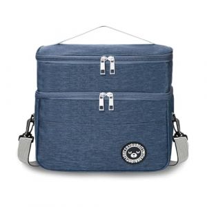 TUXUNQING Sac isotherme repas 9,6L, Petit sac isotherme, Sac lunch isotherme, Sac glaciere isotherme, Lunch bag isotherme, Glacière repas pour le travail, les voyages, le bureau et les pique-niques (tuxunqing, neuf)