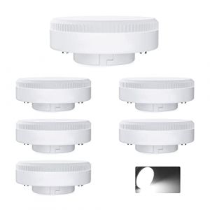 BVCL Ampoules LED GX53, 10W GX53 LED Blanc froid 6000K 1000LM, AC 220-240V Pas de Variation Pas de Clignotement, 6 Pi&egrave;ces (BVCL, neuf)
