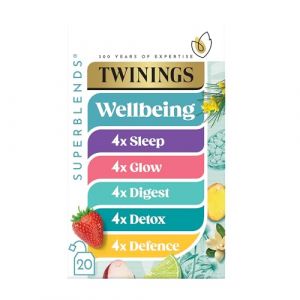 Twinings Superblends Wellbeing Collection Lot de 20 (Spellbound England, neuf)