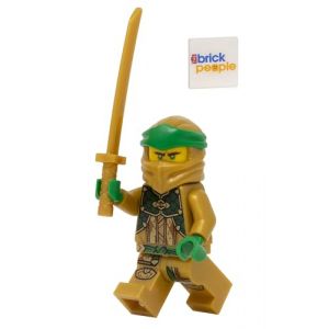LEGO Ninjago : Golden Ninja Lloyd Garmadon Mini-figurine avec Katana (TheBrickPeople, neuf)