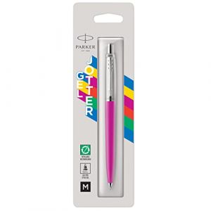PARKER Jotter Originals Lot de 1 stylo à encre gel, finition magenta rétro, pointe moyenne (0,7 mm), encre noire (BigWhiteRabbit, neuf)
