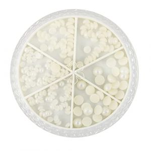 BAZEITFLOW D&eacute;corations De Manucure Perles Charms Pour Fournitures Nail Art Mix De Perles Assorties Pour Cr&eacute;ations Uniques Et &Eacute;l&eacute;gantes (KINING, neuf)