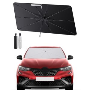 SHAOHAO Compatible avec Renault Arkana 2021-2025 Parasol Pare-Brise Pliable pour Voitures, Protection UV pour Parasols de Voiture Pare Soleil Voiture Pare Brise Avant Renault Arkana Accessoires (SHAOHAO, neuf)