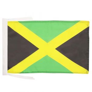 Drapeau Jamaïque 45x30cm - PAVILLON jamaïcain 30 x 45 cm haute qualité - AZ FLAG (AZ-FLAG, neuf)