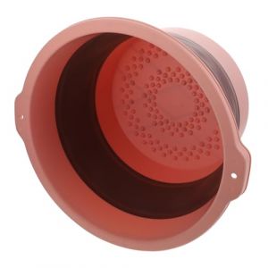 COOLHIYA Lavabo Pliable Rehaussable Bassine Pour Lavabo De Salle De Bain Fournitures De Dortoir (Season Of Flowers, neuf)