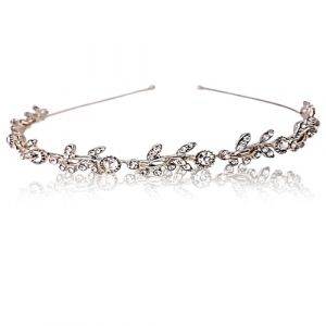 Couronne de Mariage Diadème,Serre-Tête Couronne Diadème Princesse en Strass,Nuptiale Couronne Tiara avec Strass,Mariage Tiare,pour le Mariage, Proms, Pageants,Princesse Parties, Anniversaire (Ylinwtech, neuf)