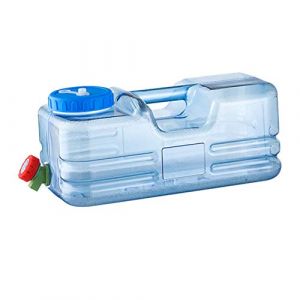 RuiDay 5-22L Reservoir Eau Camping Car,Portable Bidon d'eau avec Poignée,Jerrican Alimentaire avec Robinet,Parfait pour Voyage, Camping, Barbecue, Pêche (JIANyuc, neuf)