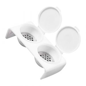 SOESFOUFU Bol à Tremper Pour Ongles Acryliques Double Godet Avec Couvercle, Lot 1, Taille Moyenne, Anti-évaporation, Pour Artistes Manucure Professionnels Et Usage Salon (Wadaliy, neuf)