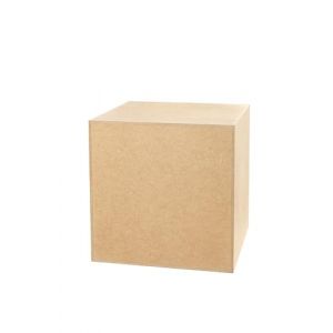 Colonne D&eacute;corative En MDF, Colonne Pour Fleurs Pour Salon, Support &Agrave; D&eacute;corations, Socle D&eacute;coratif, Support De Plante, Socle Stable, Design Moderne, 40x40x40 Cm (KNAPOL SP. Z O.O., neuf)