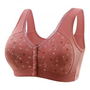 Chanpning Soutien Gorge Ouvert Devant sans Armature Brassière Sport Ouverture Devant Soft BH Soutien-Gorge Femme Soutien Gorge Pas Cher Brassières Fitness Yoga Sleep Lingerie (Blingko, neuf)