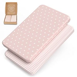 mimaDu Drap Housse 50x90 cododo Drap Housse 55x90 Drap pour cododo Protege Matelas cododo Convient à Drap Housse cododo maxicot 90x55 90x50 89x49cm | 100% Coton Oeko-TEX (Vieux Rose) (LT_Commerce, neuf)