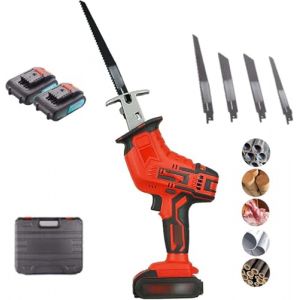 Scie de Boucher Électrique – Scie à Os sans Fil Puissante, Coupe Viande Congelée et Os Durs, Moteur 450W, Batterie 21V, Lames Remplaçables, Idéale pour Boucherie et Cuisine Professionnelle (WE-EUStore, neuf)