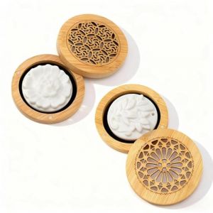 MUNTE 2 Pi&egrave;ces Diffuseur de Parfum, Galet Diffuseur Huile Essentielle avec des Pierres D'aromath&eacute;rapie, Deux Styles, pour Chambre &agrave; Coucher, Bureau, &Eacute;galement Disponible en Cadeau (luzhong1111, neuf)