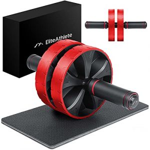 EliteAthlete Roue Abdominale - Roulette Abdominaux - AB Wheel - Rouleau Abdo - Abdos musculation appareil de sport fitness - AB Roller incl. tapis rembourré (Hoel GmbH, neuf)