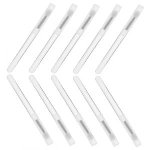 Healeved 10pièces Set De Pinceaux De Pinceaux à Silicone Réutilisables Avec Couvercles Applicateurs Pour Gloss Faciles à Nettoyer Idéaux Pour Voyage (Sonieg, neuf)