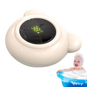 Thermom&egrave;tre De Baignoire B&eacute;b&eacute;,Thermom&egrave;tres S&eacute;curis&eacute;s Baignoire Digitaux Avec Affichage LED et Alarme - Fournitures de Bain pour B&eacute;b&eacute;s et Piscine Maison Int&eacute;rieur Ext&eacute;rieur (sapcetall, neuf)