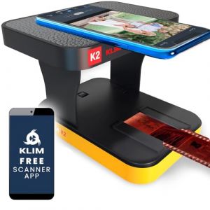 KLIM K2 Scanner de Diapositives ET Négatifs 35MM + Nouveauté + Scanner Diapositives ET Négatifs Photo + Scanner Photo + Kit de Développement Photo + Développez Vos Pellicules 35MM à la Maison (KLIM Technologies France, neuf)