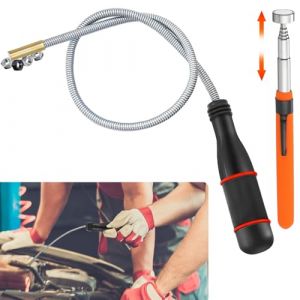 Halinuia 2 Pcs Aimant Telescopique, 55 CM Flexible Portable Aimant Mecanique, 73 CM Auto Outil de Ramassage Aimant&eacute; pour Ramasser de Petites Tige R&eacute;cup&eacute;rateur Aimant&eacute;e pour Coins (2.2 LB 8 LB) (JKLkds, neuf)