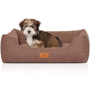 Knuffelwuff Lotte Panier en Velours avec Aspect Tissage Main (Knuffelwuff, neuf)