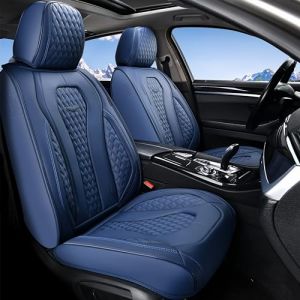 Coverado Housses de siège universelles pour Voiture, Ensembles de Housses de Protection Siège Voiture Avant 2 pièces, Cuir PU imperméable Housses Siège aux berlines SUV Pick-ups B8839 Seat (Coverado, neuf)