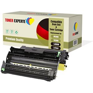 TONER EXPERTE Pack 2 Compatibles DR2000 TN2000 Kit Tambour & Cartouche de Toner pour Brother DCP-7010 DCP-7020 DCP-7025 HL-2030 HL-2032 HL-2040 HL-2050 HL-2070 MFC-7420 MFC-7820N FAX-2820 FAX-2920 (Toner Experte, neuf)
