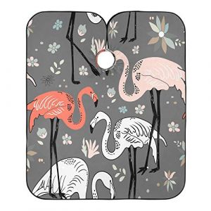 Motif De Flamant Rose Fleuri Cape De Coupe Antistatique Blouse Coiffeur Imperméable Robe De Coiffure Pour Salon Barber Coiffeurs 140X168Cm (guangzhouhongchenmaoyishanghanggerenduzi, neuf)