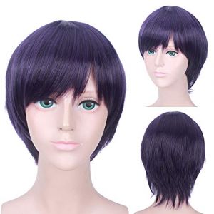 Perruque d'Halloween tendance pour fête de Noël Cos Perruque Scum's Original Wish Belli Narumi Yasuraoka Feux d'artifice Edo Sanae Minagawa Akane Aoya Mai Couleur : Fq001A-2 Naruumi Naruoka (long zhu tang, neuf)