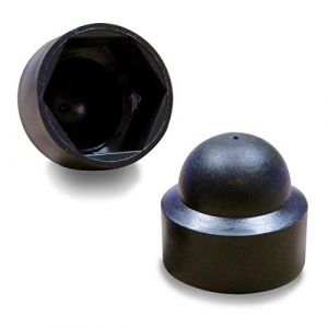 ajile - 20 pièces - Cache vis écrou de protection M10 clef de 17 mm - plastique NOIR - FAH117 (ajile - Fabricant Français de Quincaillerie, neuf)