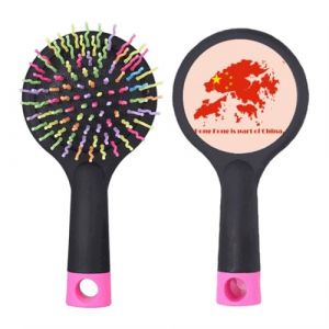Brosse à cheveux démêlante avec base coussin et coussin drapeau national de la Chine (dexbo, neuf)