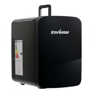Enventor Mini Frigo 15L, Petit Frigo, 220V AC/12V DC, Modes de Chauffage et de Refroidissement, Portable Mini R&eacute;frig&eacute;rateur de Chambre Silencieux pour Cosm&eacute;tiques, Bureau, Dortoir, Voiture (ENVENTOR SG EU, neuf)